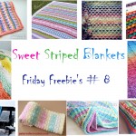 Friday Freebie's # 8 Sweet Striped Blankets