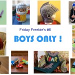 Friday Freebie's #6 Boys Only!